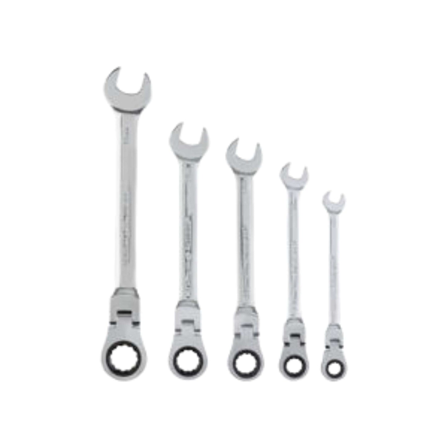 PARKSIDE Power & Hand Tools PARKSIDE - Ratchet combination wrench set, 5-piece