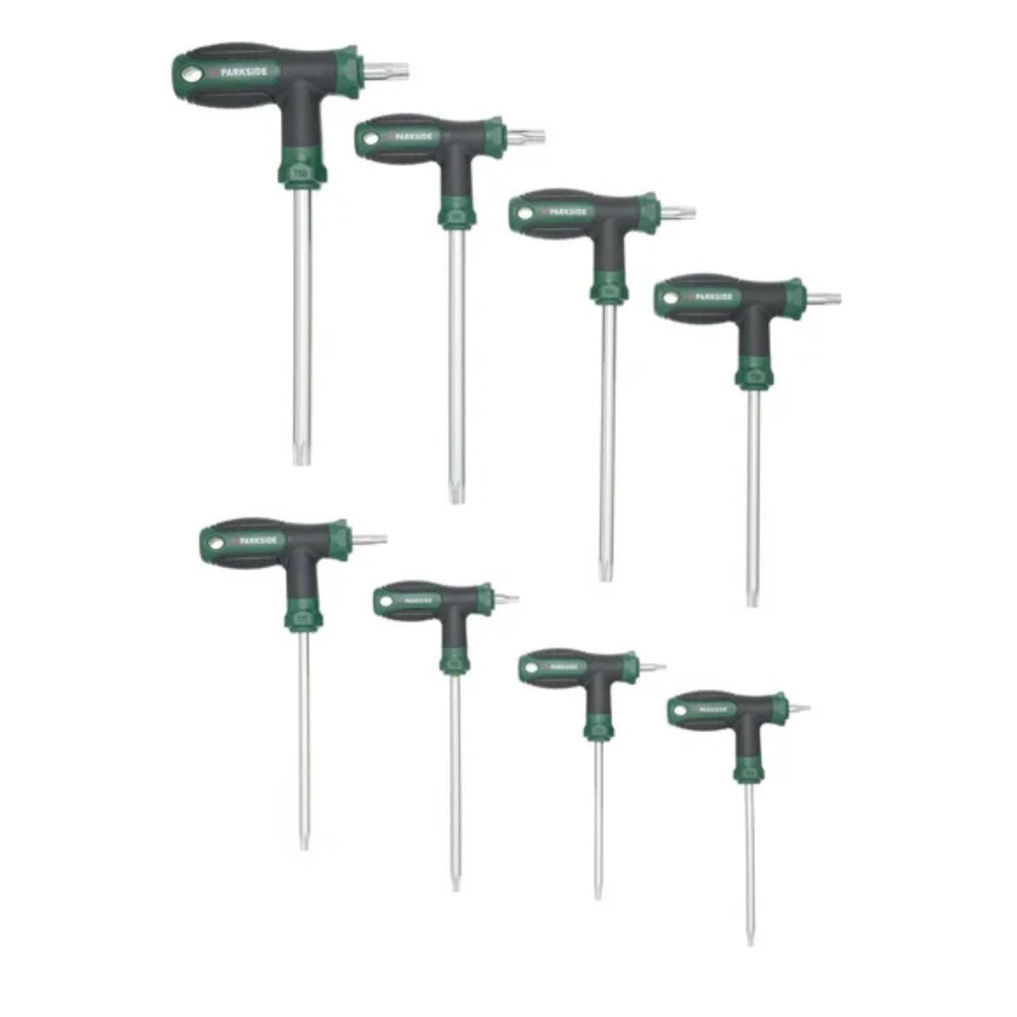 PARKSIDE Power & Hand Tools PARKSIDE - T-Handle Allen Key Set, 8 Piece