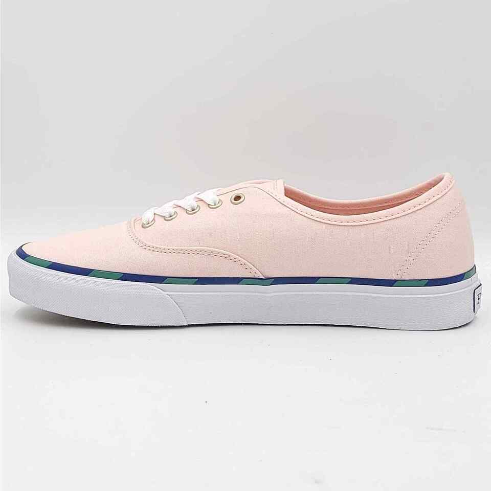 POLO Mens Shoes 43.5 / Pink POLO - Keaton Leather-Trim Canvas Sneakers