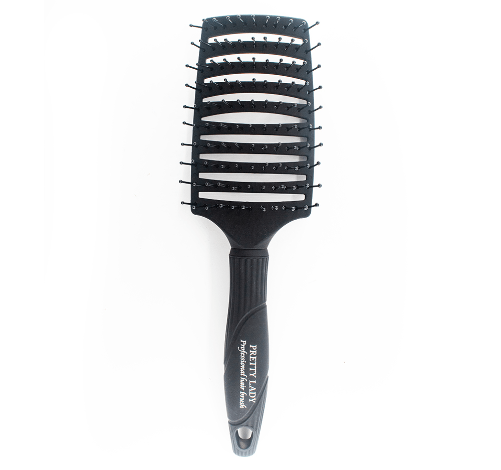 PRETTY LADY Hair Styling Tools Black PRETTY LADY - Curly Hair Brush