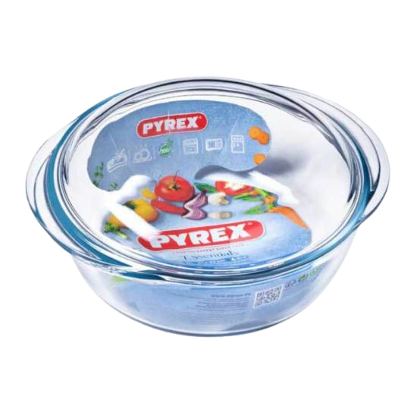 PYREX Kitchenware PYREX - 2.1 liter Round Casserole with lid