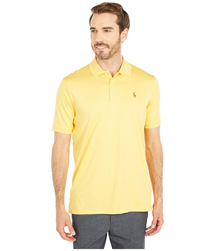 RALPH LAUREN Mens Tops S / Yellow RALPH LAUREN - Classic Fit Soft Cotton Polo