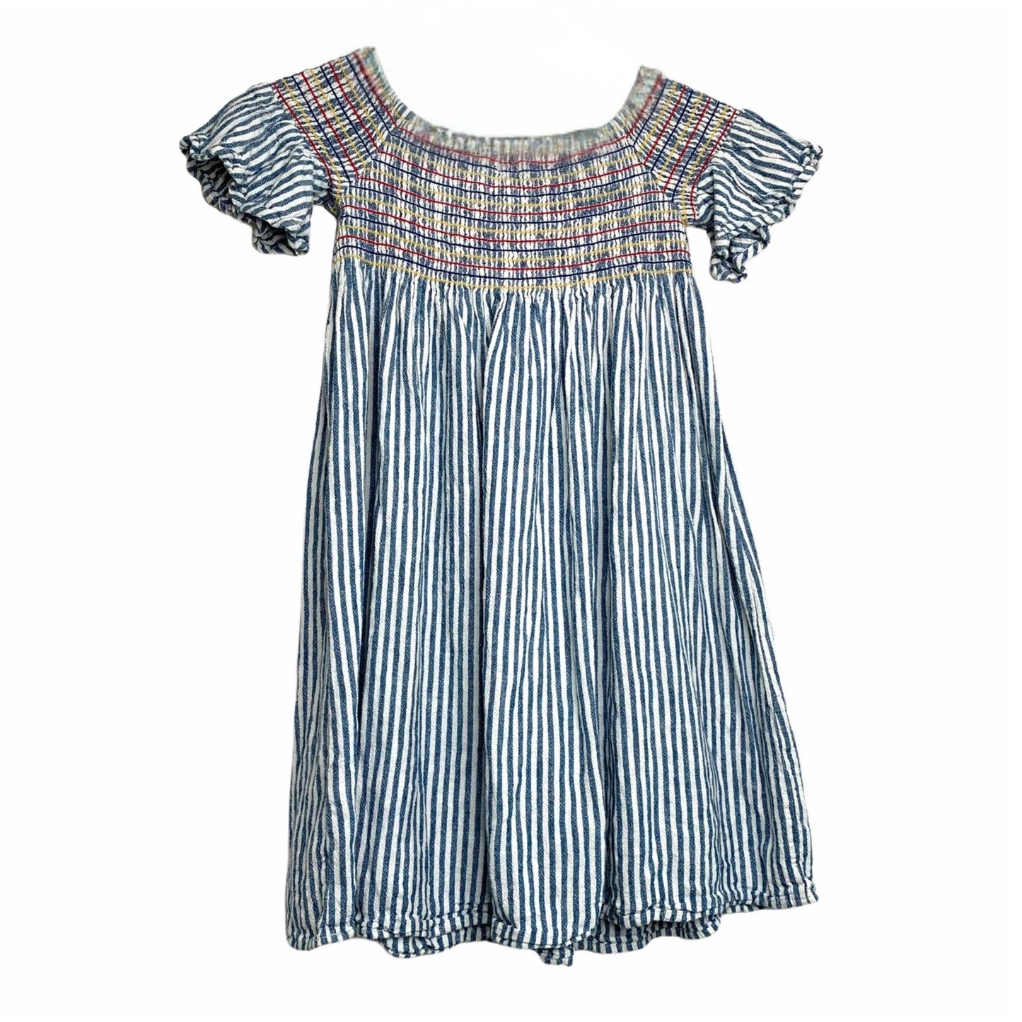 CAT & JACK - Kids - Linen Blend Smocked Stripe