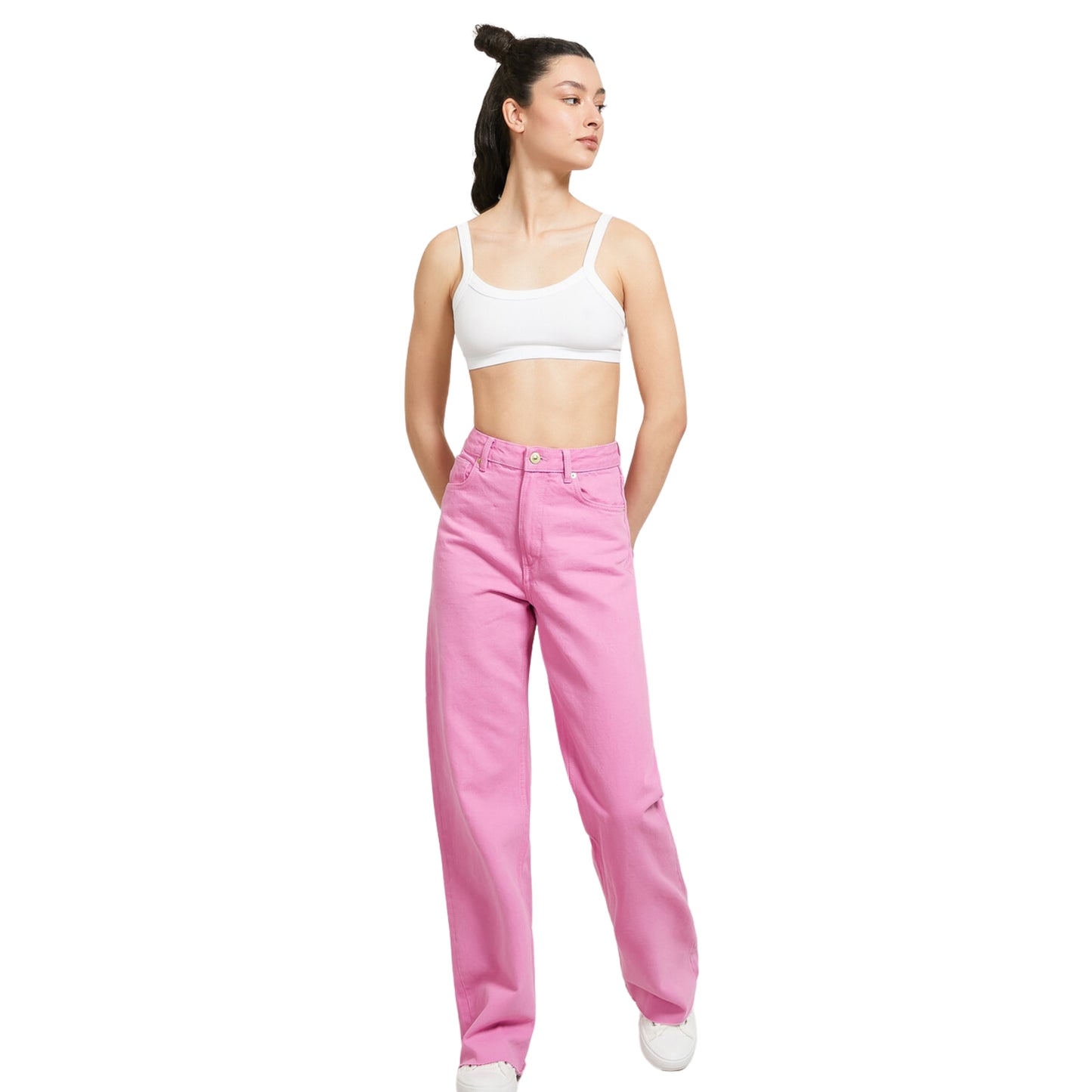 ALCOTT - Ripped Sleeveless Crop Top