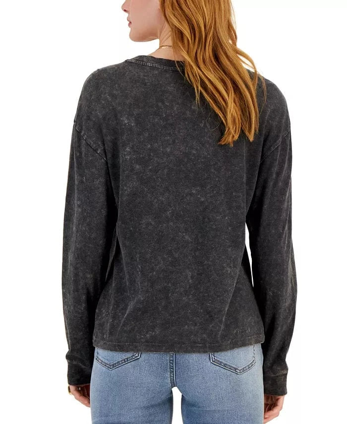 REBELLIOUS ONE Womens Tops REBELLIOUS ONE - Butterfly Long-Sleeve Blouse