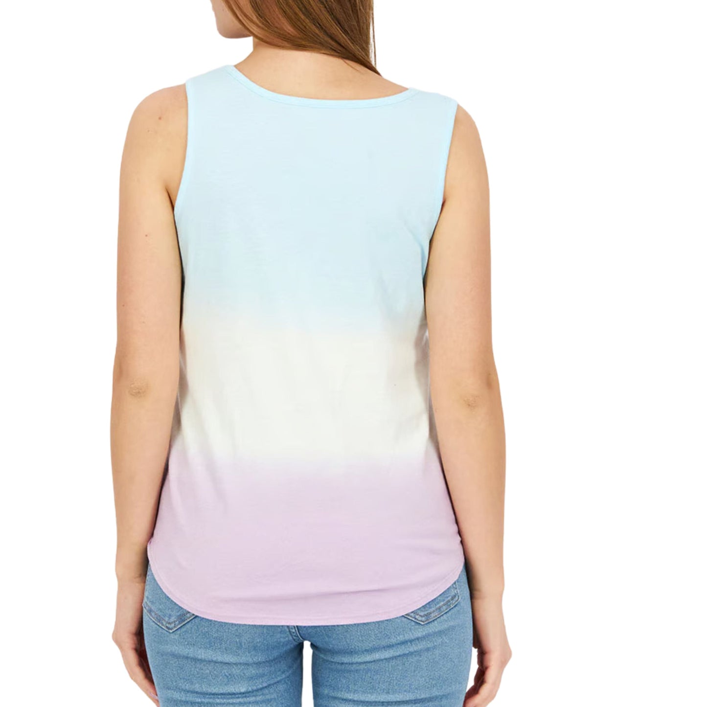 REBELLIOUS ONE Womens Tops REBELLIOUS ONE - Dip-Dye Tie-Hem Tank Top