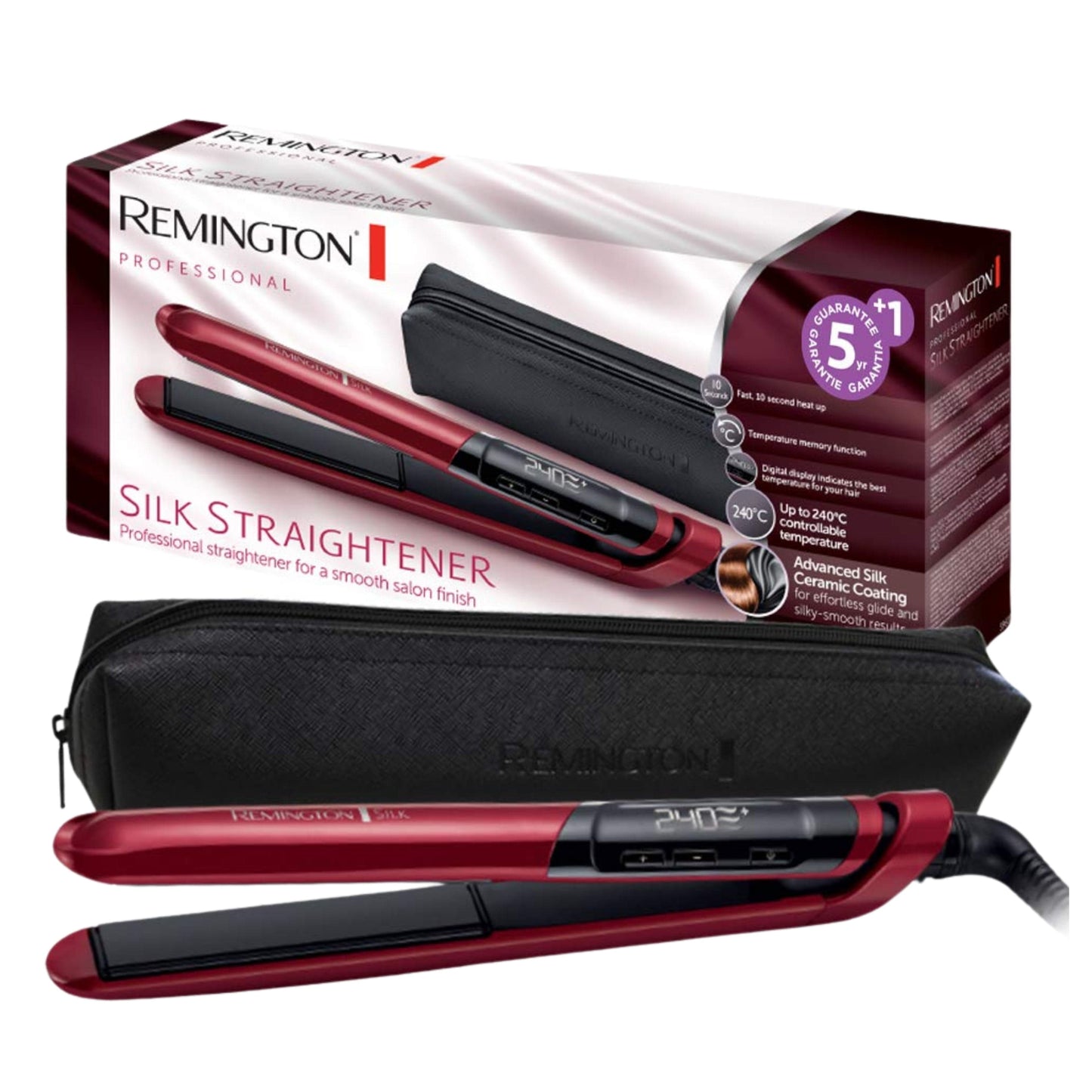 REMINGTON Hair Styling Tools REMINGTON - Silk Straightener with Advanced Silk Ceramic Coating