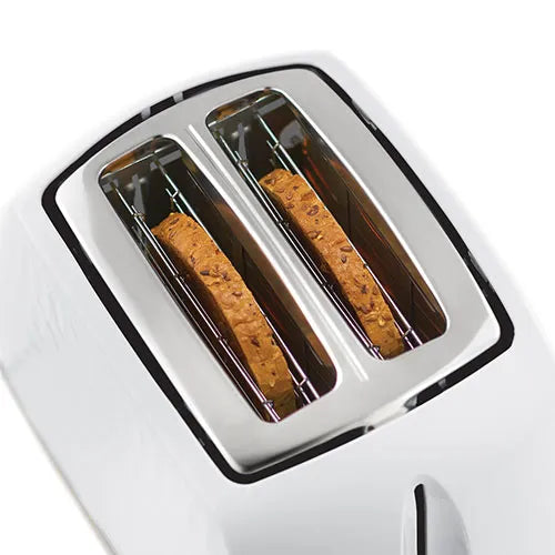 RUSSELL HOBBS -Honeycomb White 2 Slice Toaster
