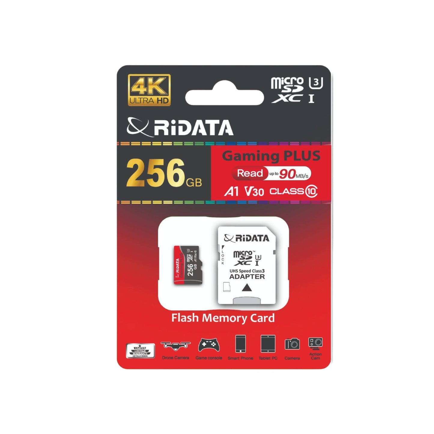RIDATA Electronic Accessories 256 GB RIDATA - Micro SD 128GB V30