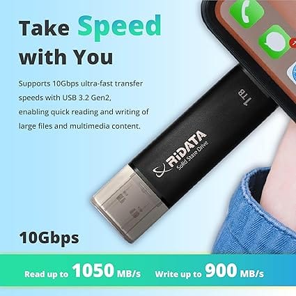 RIDATA Electronic Accessories RIDATA - Portable SSD 1T UV903