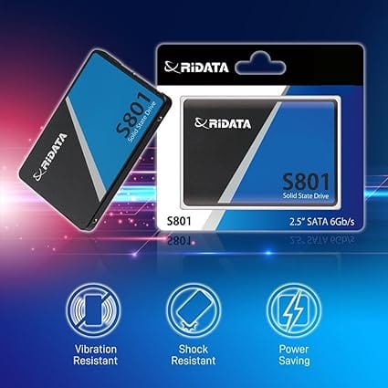 RIDATA Electronic Accessories RIDATA - SATA SSD 2.5”-1T-S801