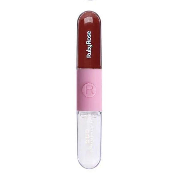 RUBY ROSE Makeup D07 RUBY ROSE - Duo Gloss+Batom Liquid