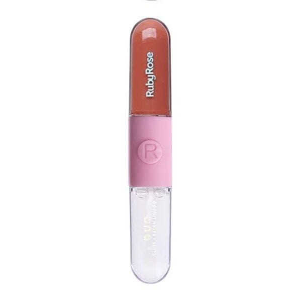 RUBY ROSE Makeup D08 RUBY ROSE - Duo Gloss+Batom Liquid
