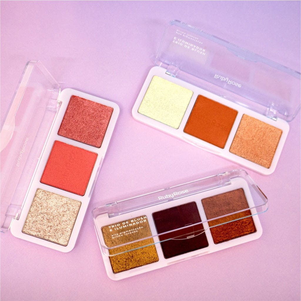 RUBY ROSE Makeup RUBY ROSE - Trio : Blush and Highlights