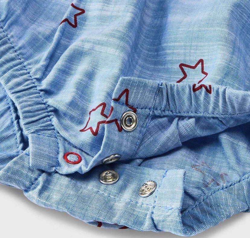 CAT & JACK - BABY - Star Chambray Romper
