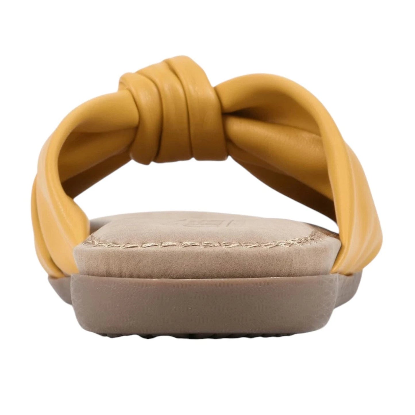 WHITE MOUNTAIN - Marigold Smooth Slippers