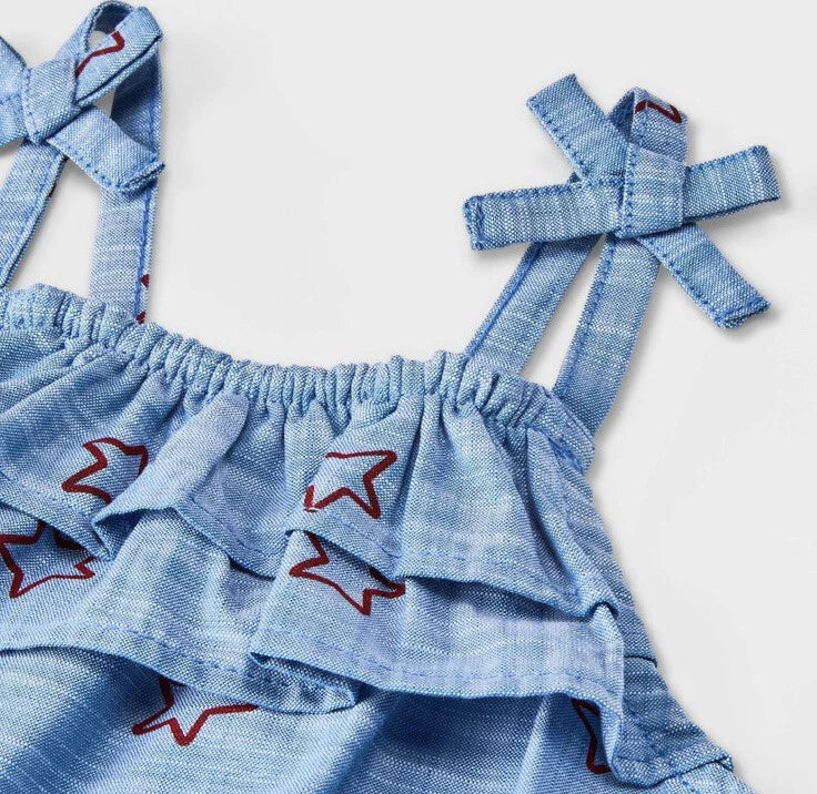 CAT & JACK - BABY - Star Chambray Romper