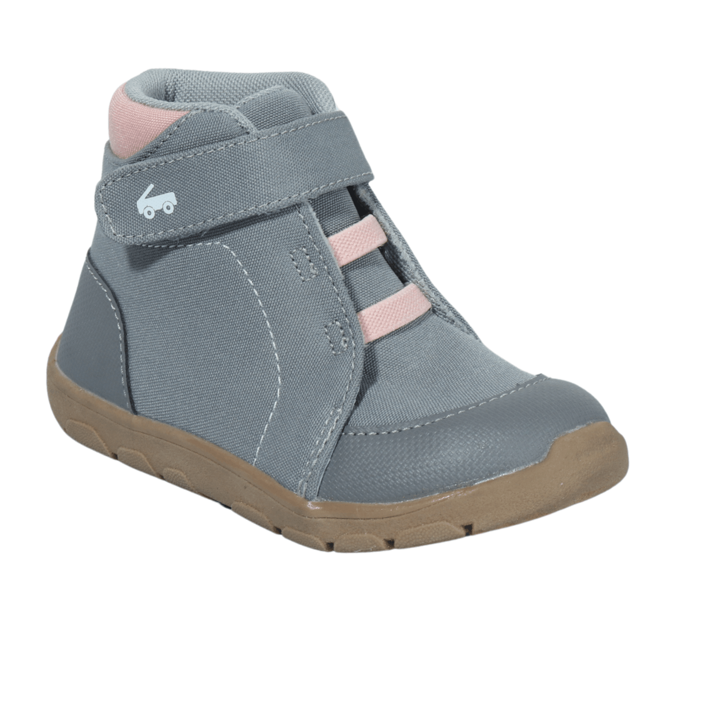 SEE KAI RUN Kids Shoes 27 / Grey SEE KAI RUN - Round toe velcro sneakers