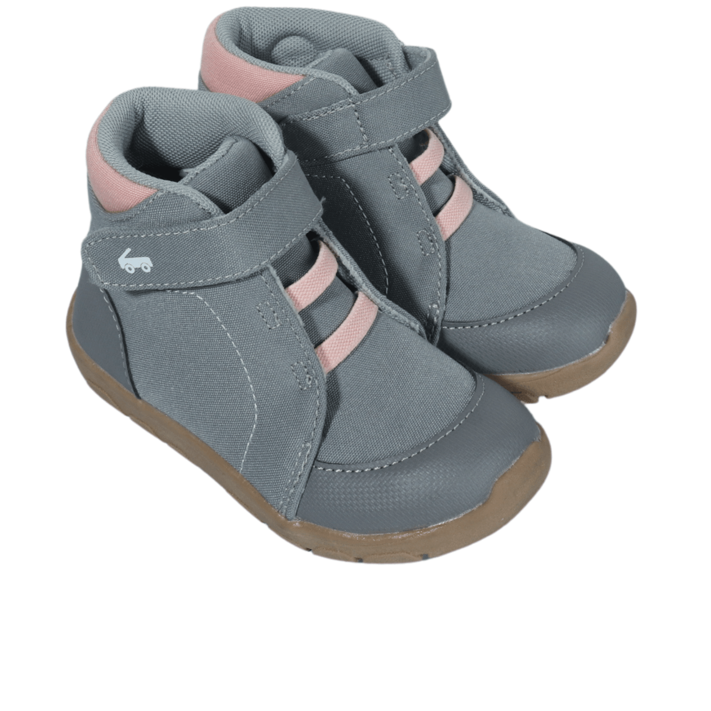 SEE KAI RUN Kids Shoes 27 / Grey SEE KAI RUN - Round toe velcro sneakers