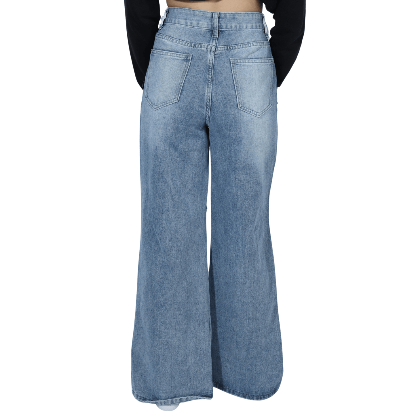 SHEIN Shein Womens Bottoms XS / Blue / 25 SHEIN - Straight Leg Jeans