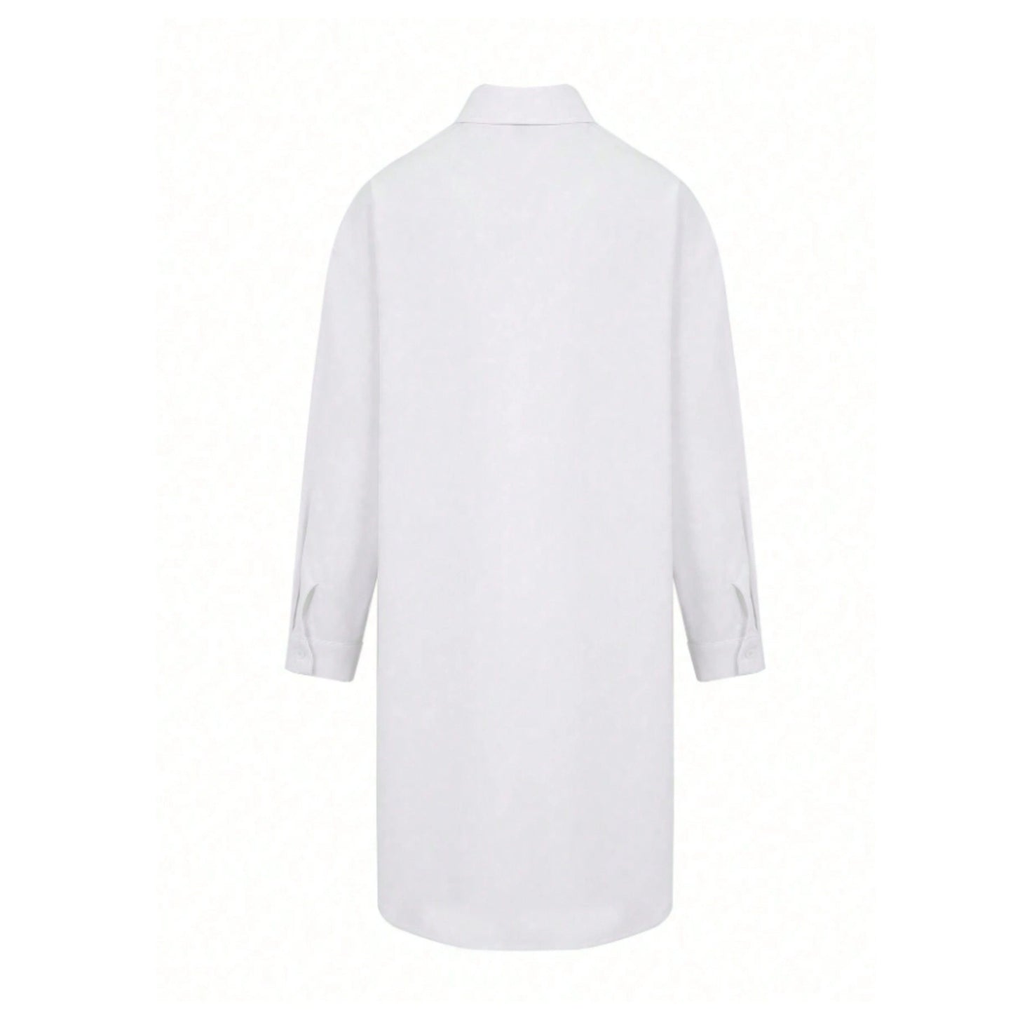 SHEIN Shein Womens Dress M / White SHEIN - Innovaria button up faux shirt short dress