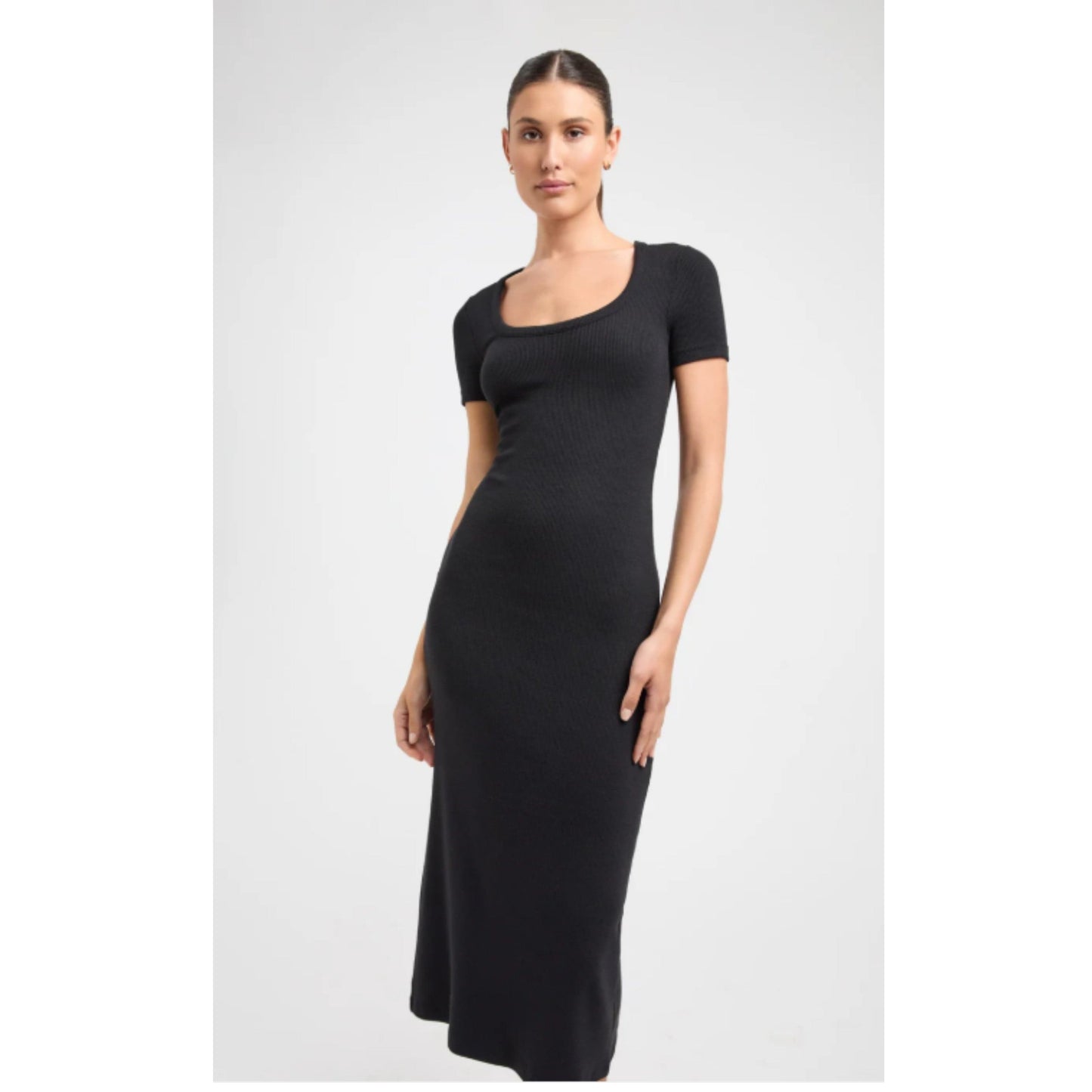 SHEIN Shein Womens Dress M / Black SHEIN - Morgan Midi Dress