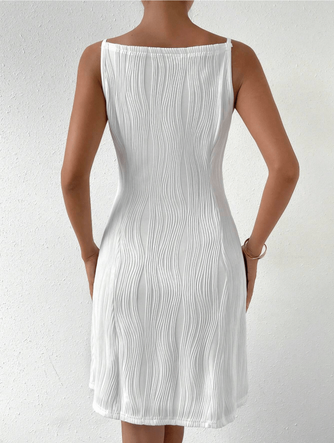 SHEIN Shein Womens Dress L / White SHEIN - Privé Solid Cami Dress