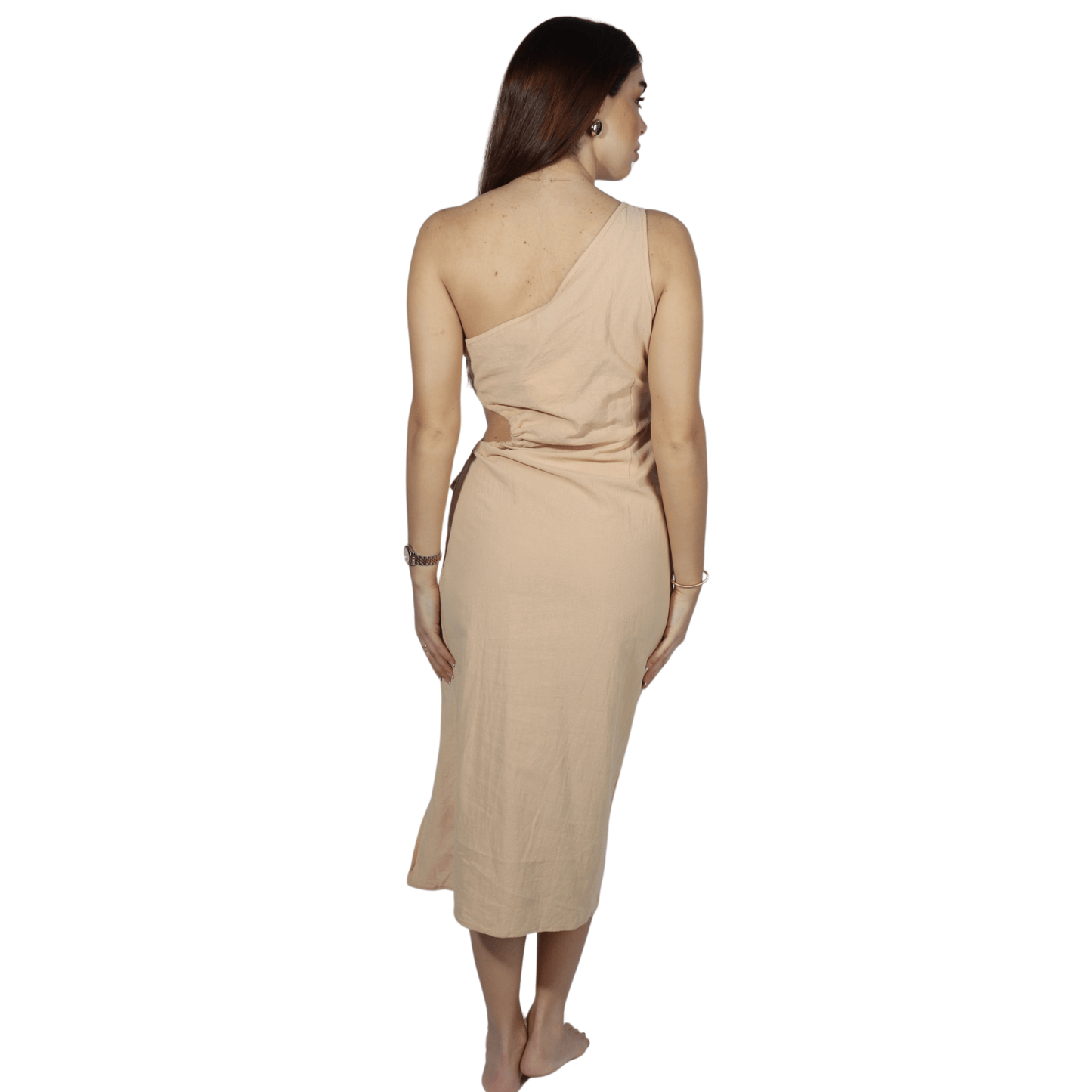 SHEIN Shein Womens Dress S / Beige SHEIN - Sexy Mid Dress