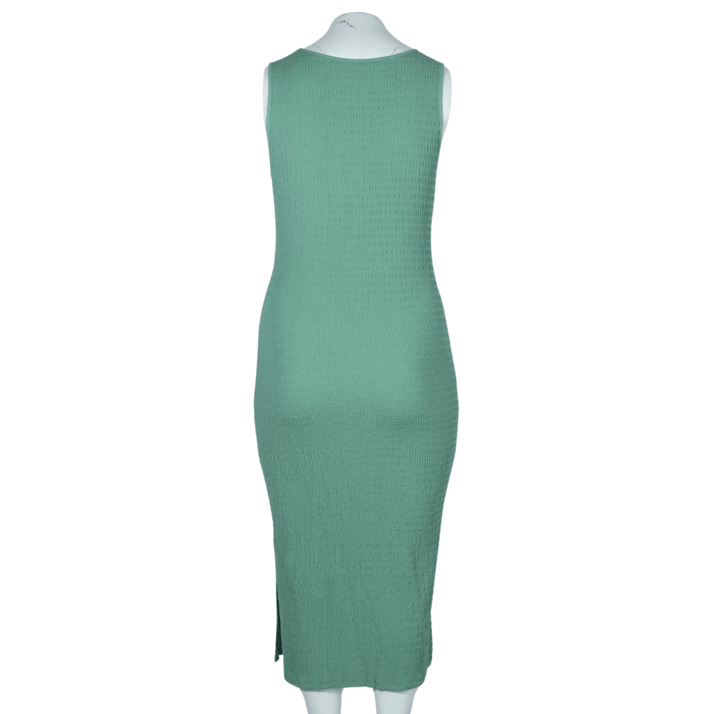 SHEIN Shein Womens Dress XL / Green SHEIN - Textured ties in front long dress