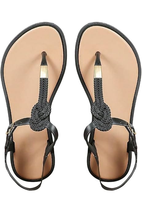 SHEIN Shein Womens Shoes 39 / Black SHEIN - Bird Design Sandals