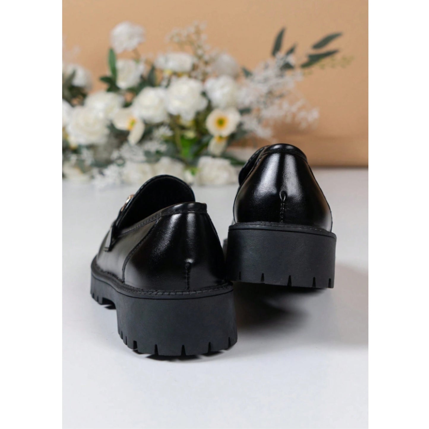 SHEIN Shein Womens Shoes 40 / Black SHEIN - Wedge Heel Thick Sole Shoes