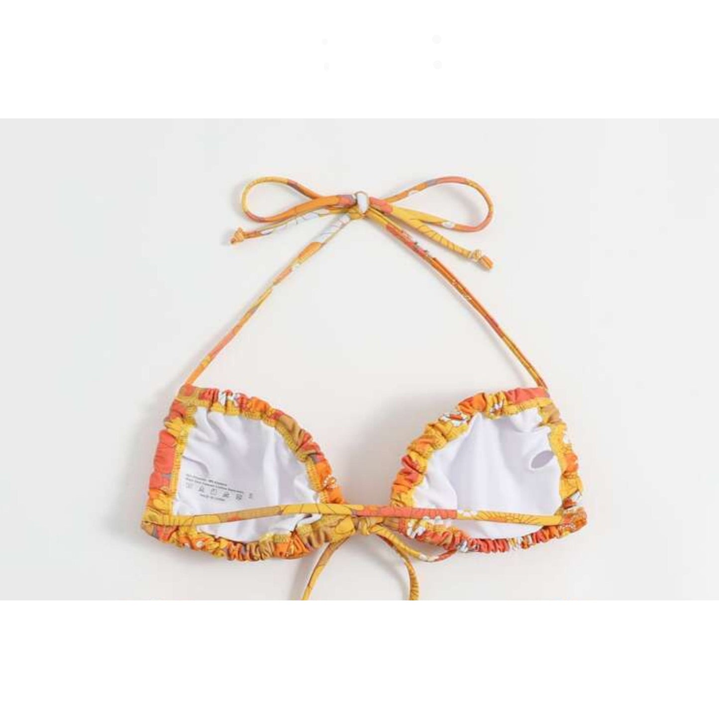 SHEIN Shein Womens Swimwear L / Multi-Color SHEIN - Floral pattern bikini top