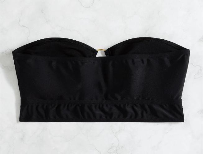 SHEIN Shein Womens Swimwear M / Black SHEIN - Strappy Bikini Top