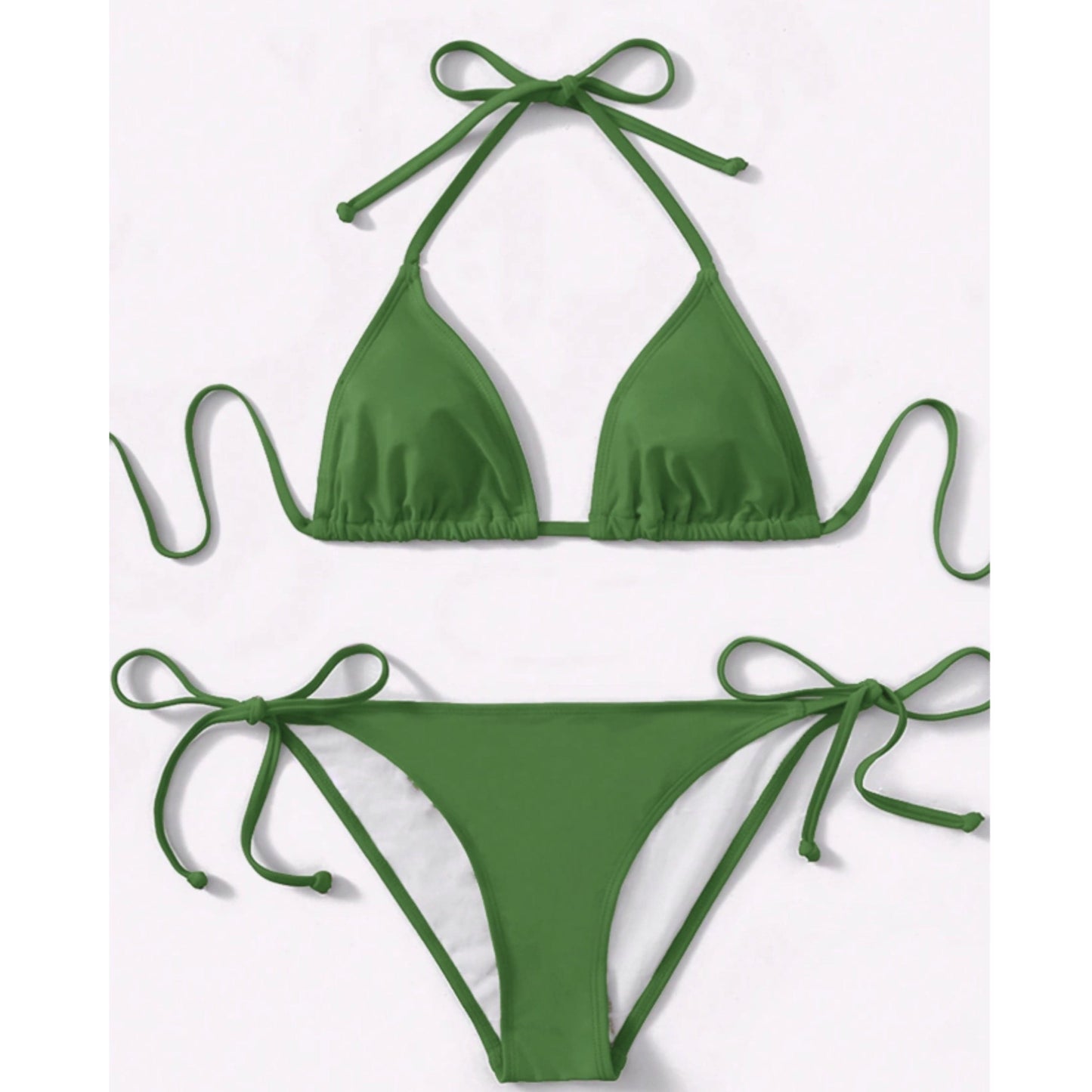 SHEIN Shein Womens Swimwear XS / Green SHEIN - Swim Summer Beach Monokini Set