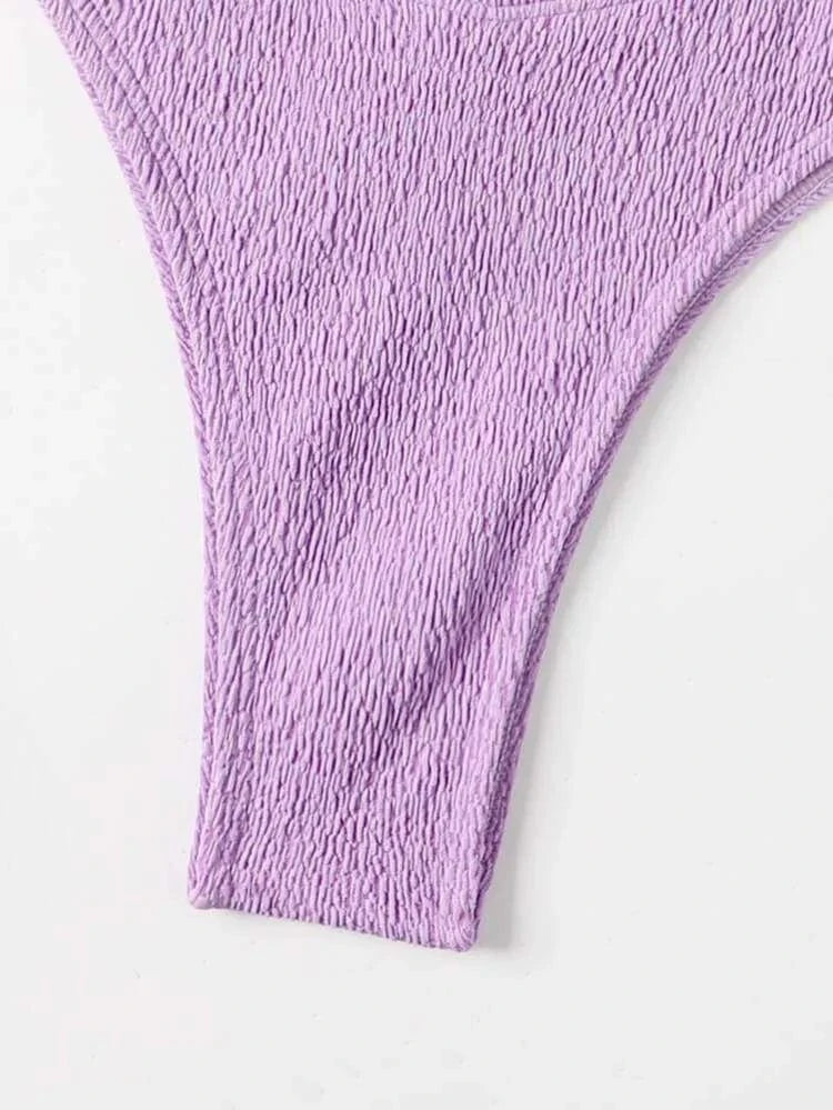 SHEIN Shein Womens Swimwear M / Purple SHEIN - Swimsuit with Cups