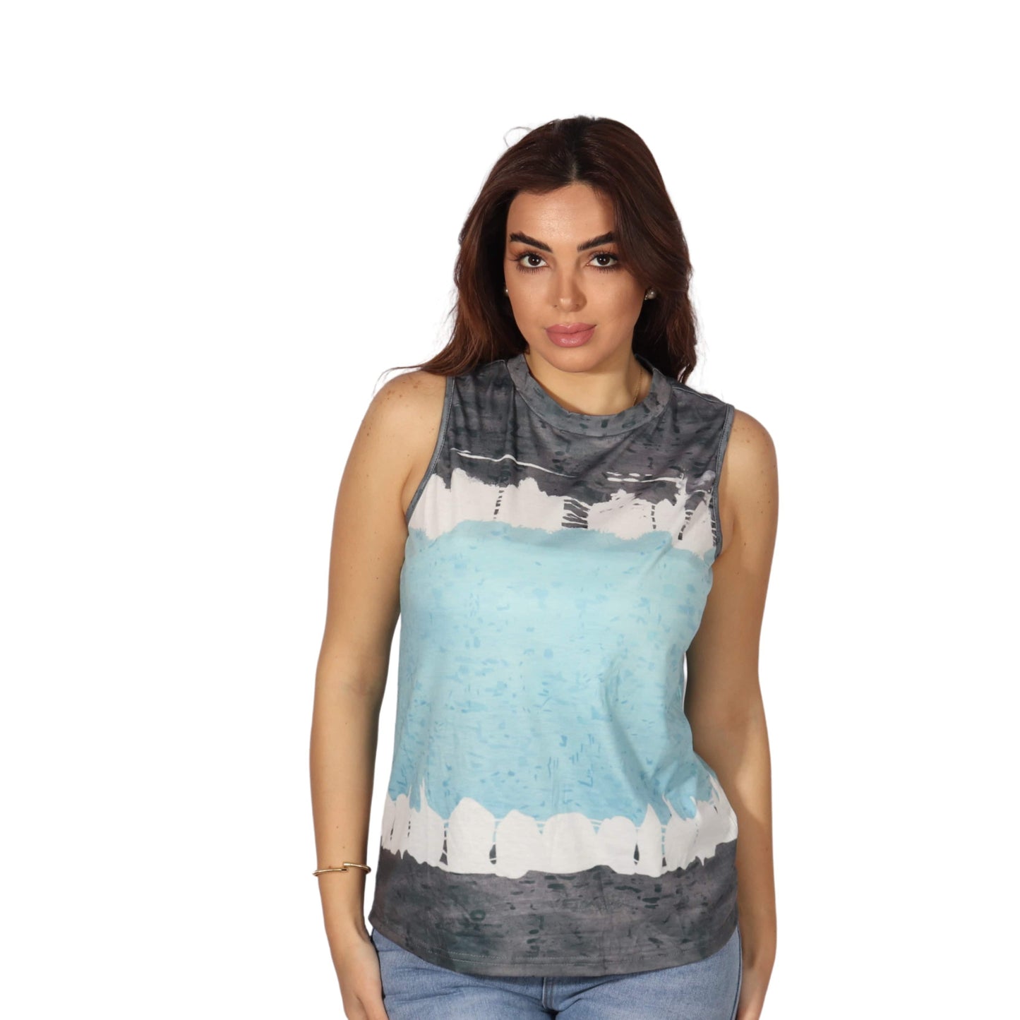 SHEIN Shein Womens Tops M / Multi-Color SHEIN - Casual Printed Tank Top