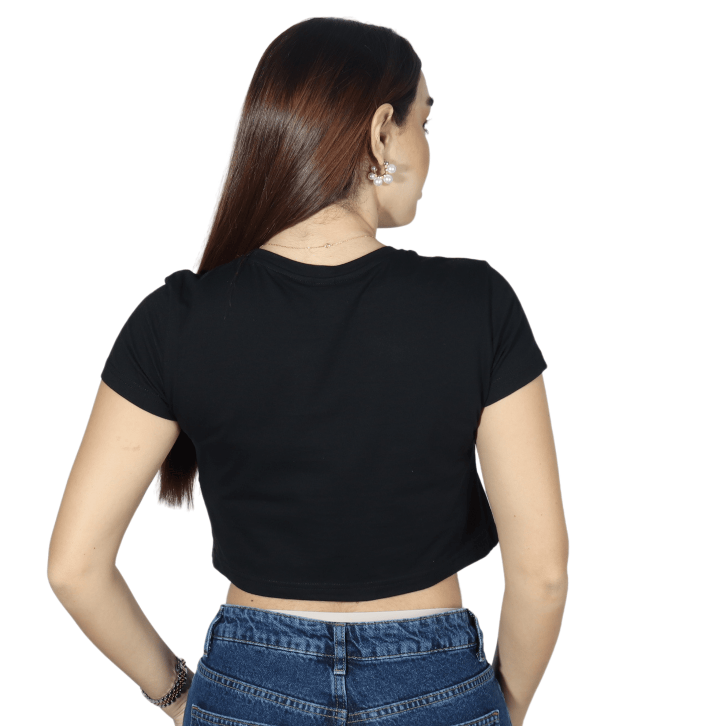 SHEIN Shein Womens Tops S / Black SHEIN - Short Sleeves Printed Design Tank Top