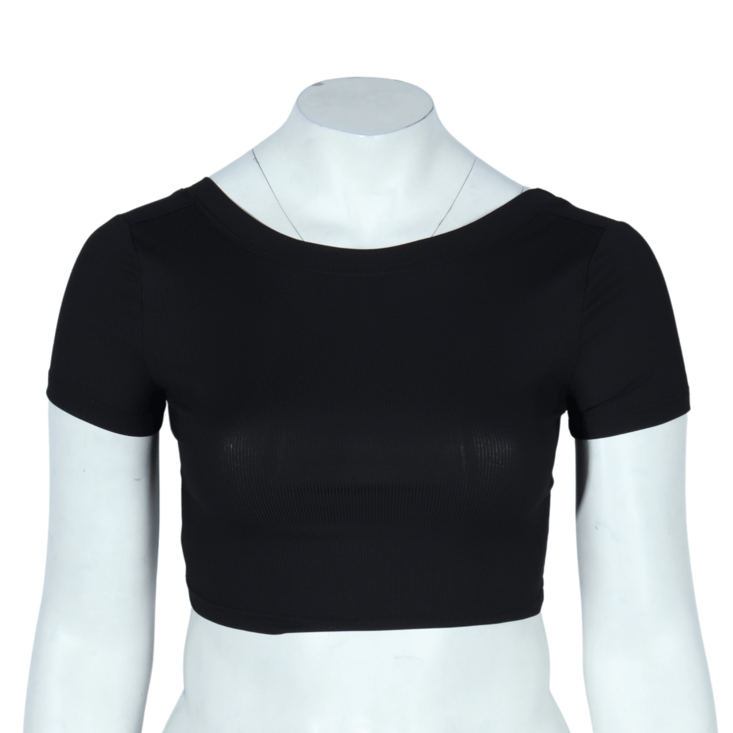SHEIN Shein Womens Tops S / Black SHEIN - Sold Color Crop Top