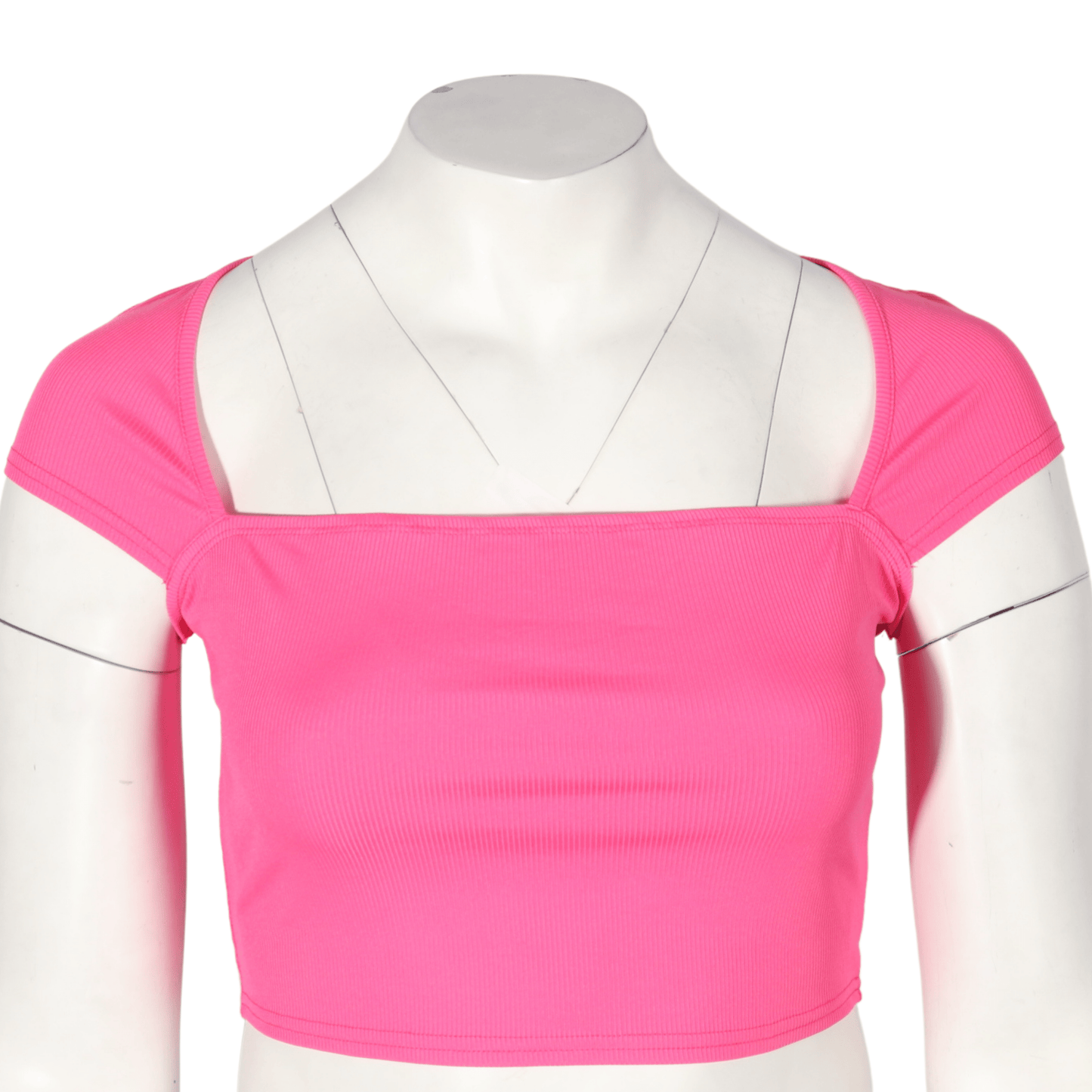 SHEIN Shein Womens Tops L / Pink SHEIN - Square Neck Blouse