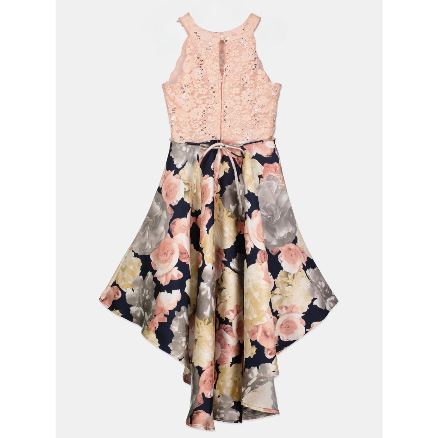 SPEECHLESS Girls Dress L / Multi-Color SPEECHLESS - Kids - Floral High-Low Social Dress