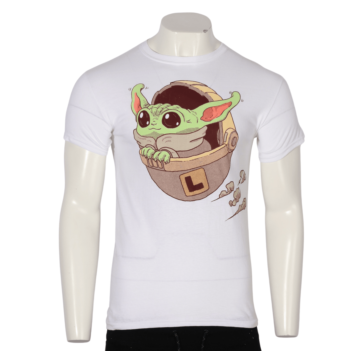 STAR WARS Mens Tops S / White STAR WARS - Baby Yoda T-Shirt