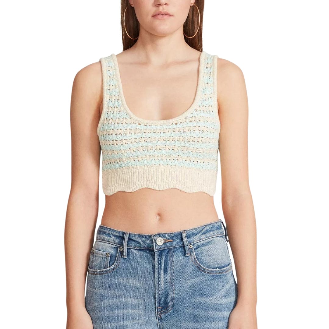 STEVE MADDEN Womens Tops XS / Multi-Color STEVE MADDEN - Crochet Bra Top