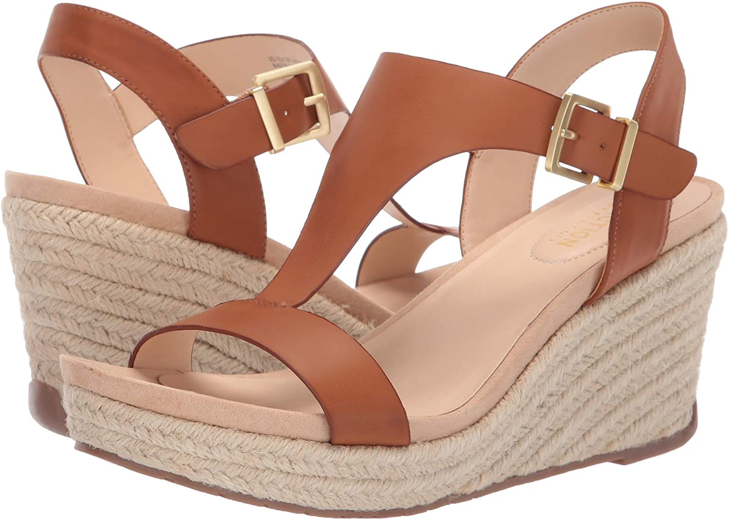 KENNETH COLE - Card T-Strap Wedge Sandal