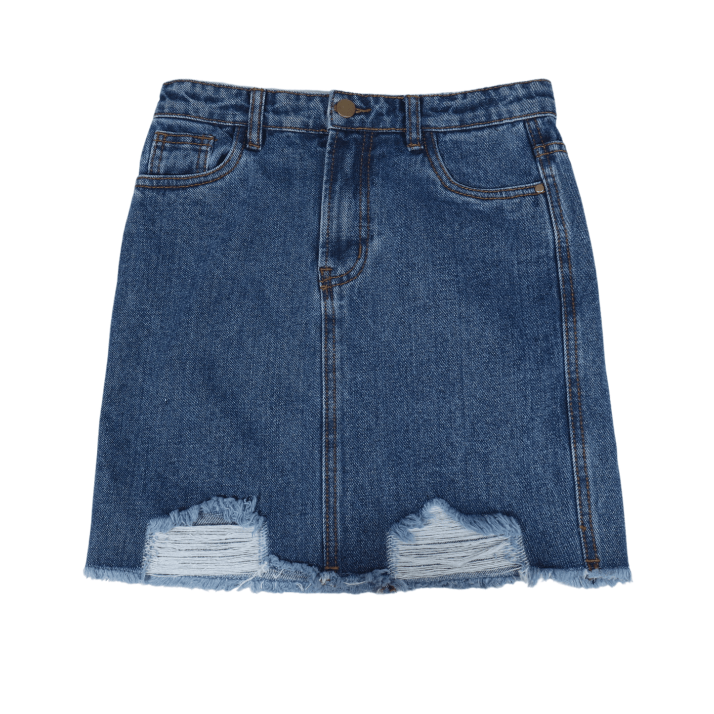 THE NEW Girls Bottoms M / Blue THE NEW - Ripped Design Skirt