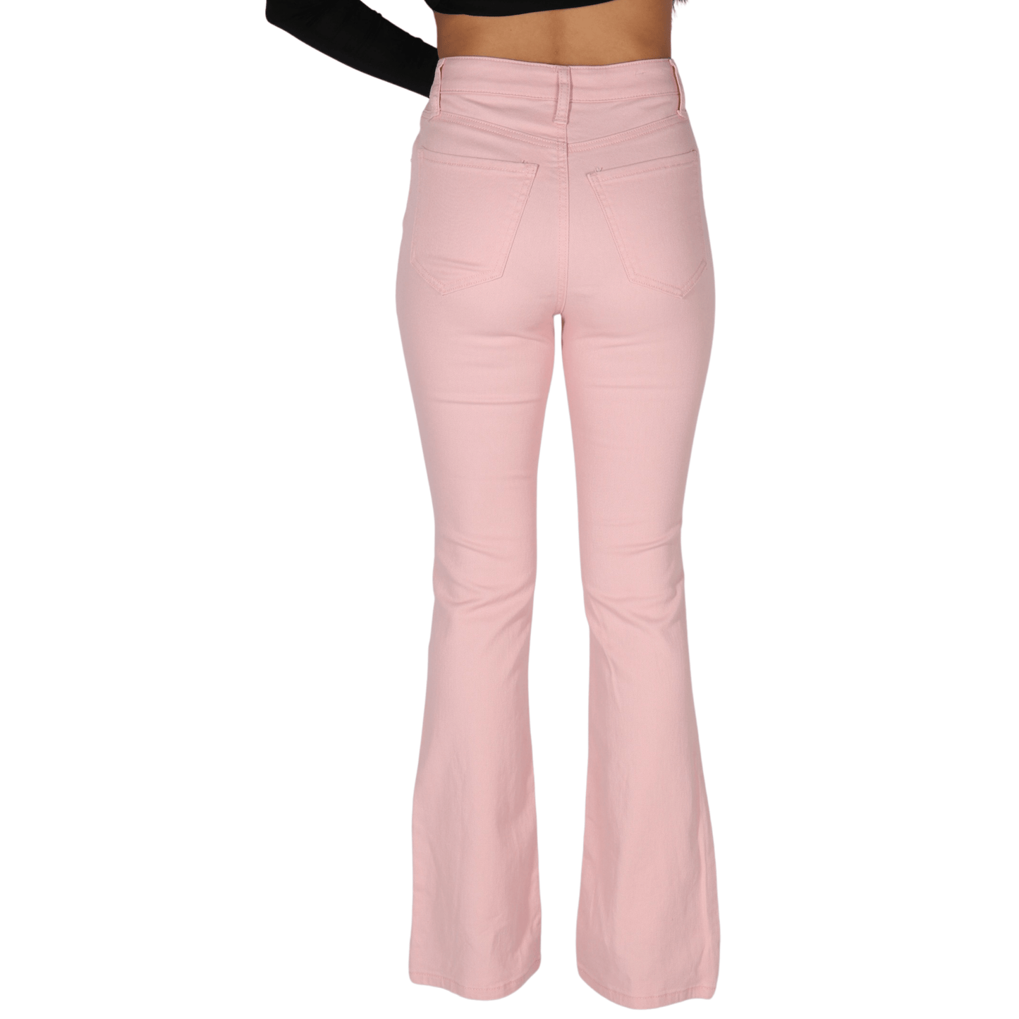 TINSELTOWN Womens Bottoms XS / Pink / 25 TINSELTOWN - Multi button denim