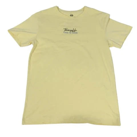 TOMMY LIFE Boys Tops L / Yellow TOMMY LIFE - Kids - Printed Front Logo T-shirt