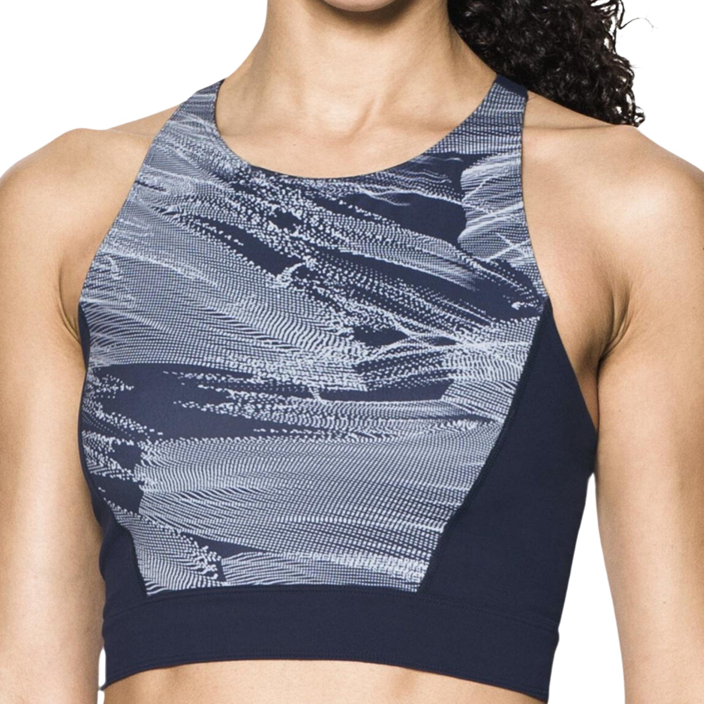 UNDER ARMOUR Womens sports UNDER ARMOUR - Heat Gear Printed Cropped Tank Top