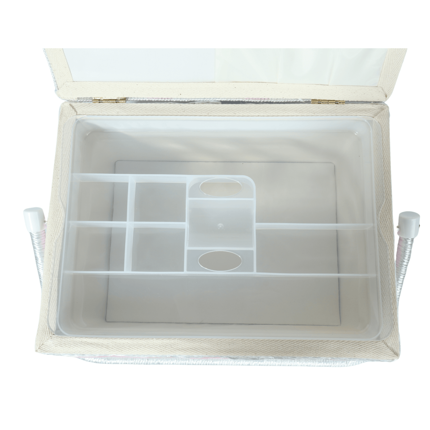 VENDITA Toys Multi-Color VENDITA - Plaid pattern sewing box storage