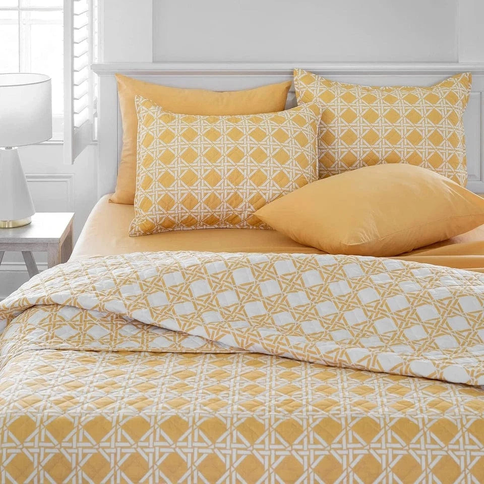 WELSPUN Comforter/Quilt/Duvet Full/Queen / Multi-Color WELSPUN - Washed Cotton Percale Quilt Set