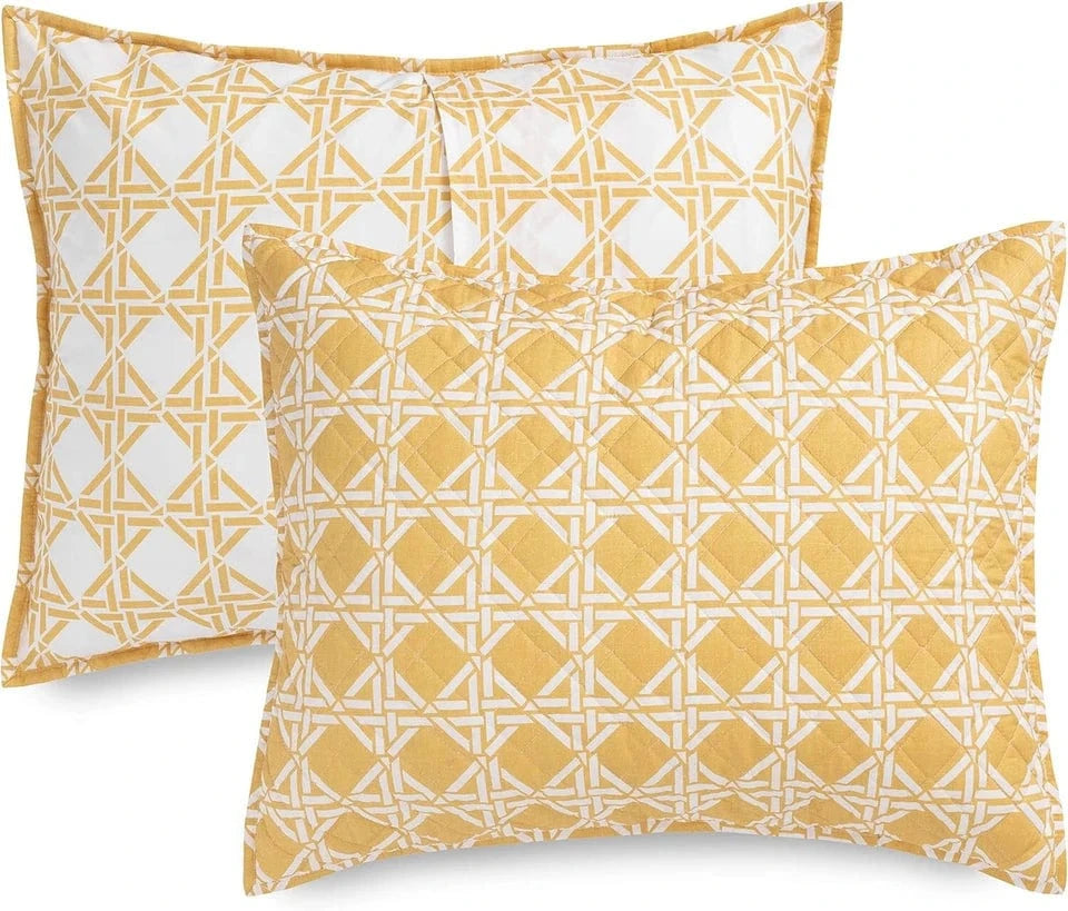 WELSPUN Comforter/Quilt/Duvet Full/Queen / Multi-Color WELSPUN - Washed Cotton Percale Quilt Set